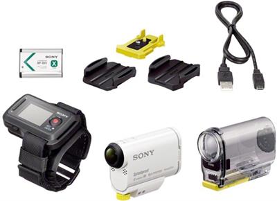 SONY AS100V ACTION CAMERA INCL REMOTE AND GO PRO ADAPTOR