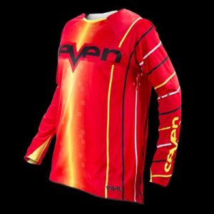 SEVEN 14.1 RIVAL JERSEY VERT RED- YELLOW.