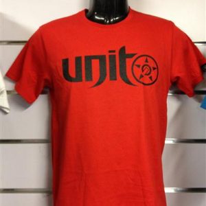 UNIT YOUTH SPIN TEE RED 10