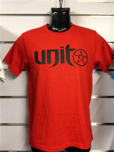 UNIT YOUTH SPIN TEE RED 10