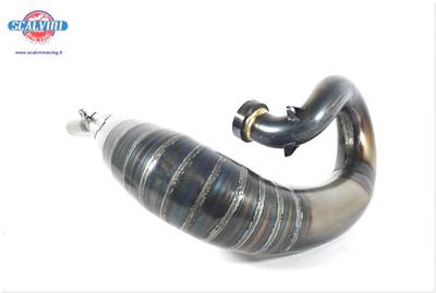SCALVINI EXPANSION CHAMBER YZ250 (05+) RAW STEEL